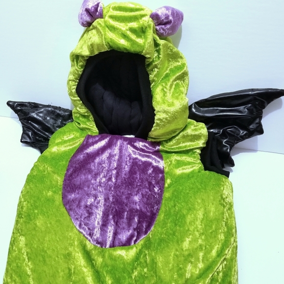 Child's Velvet Bat Costume Dress Up - Picture 1 of 3
